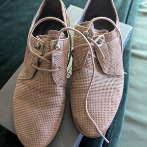 Franco Sarto Women's Tan Perforated Shoes